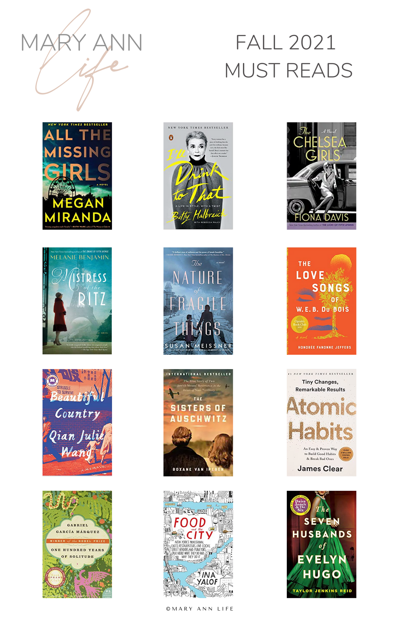 Fall 2021 Books to Read This Fall