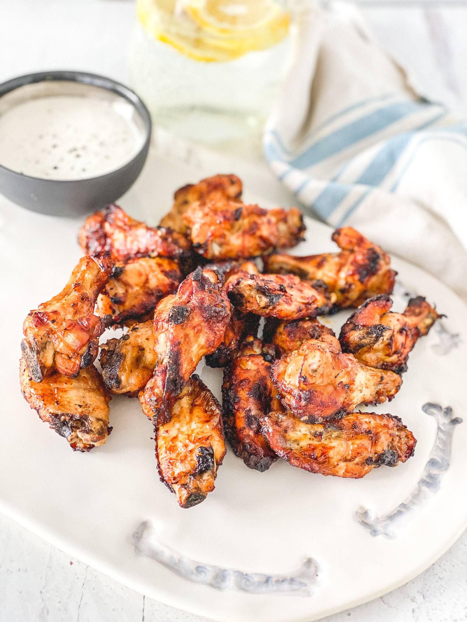 Chipotle Chicken Wings with Bangin' Sauce | Mary Ann Life Blog